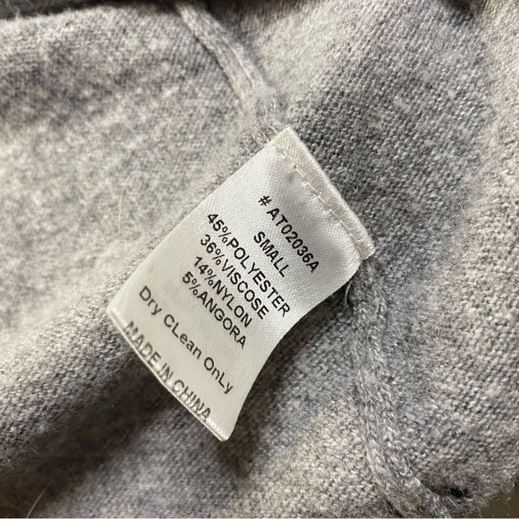 LUMIERE Open front sweater Gray small - Picture 9 of 9